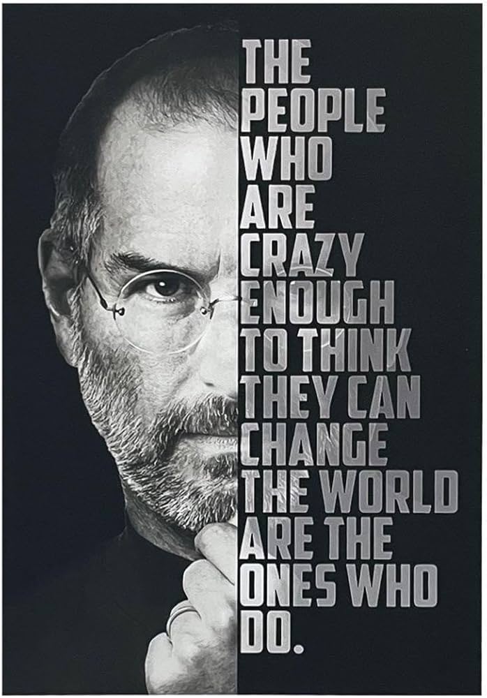 kb580スティーブジョブズ異なる偉大なる発明ポスター56x36cm